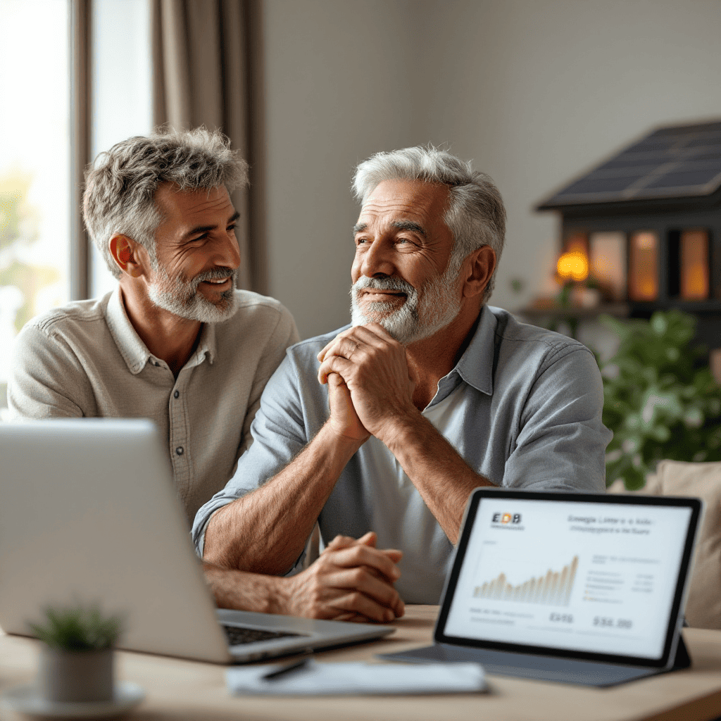 Imagem de um cliente refletindo sobre o investimento em energia solar, simbolizando a escolha inteligente e sustentável. A EDB Renováveis oferece as melhores soluções em projetos, instalações e manutenção de energia solar no Rio de Janeiro, promovendo economia e sustentabilidade para seus clientes.