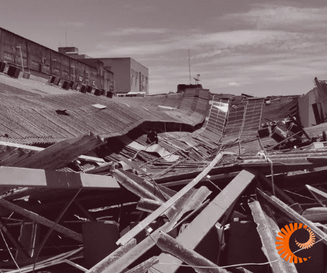 Instalação de energia solar fotovoltaica em igreja no Goiás desmorona durante a montagem